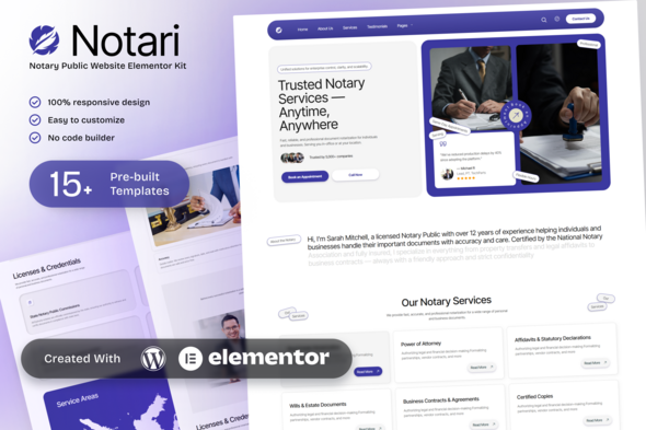 Notario - Notary Public Elementor Template Kit Notario - Notary Public Elementor Template Kit