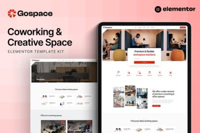 Gospace - Coworking & Creative Space Elementor Template Kit