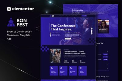 Bonfest - Event & Conference Elementor Template Kit