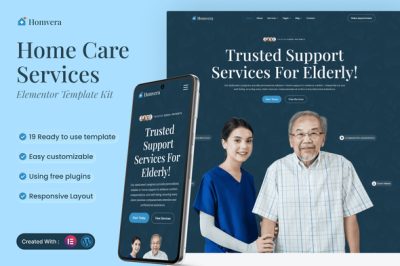 Homvera - Home Care Services Elementor Template Kit