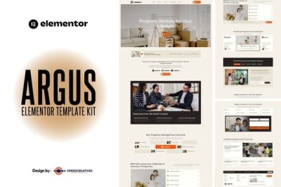 Argus - Rental Property Elementor Template Kit