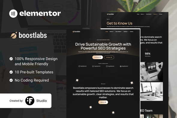 Boostlabs – SEO & Digital Marketing Elementor Template Kit Boostlabs – SEO & Digital Marketing Elementor Template Kit