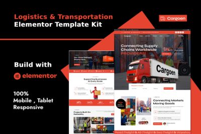Cargoen - Logistics & Transportation Elementor Template Kit