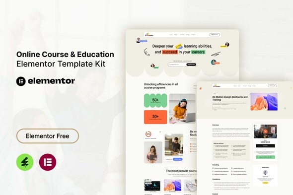 Studiez - Online Course & Education Elementor Template Kit Studiez - Online Course & Education Elementor Template Kit