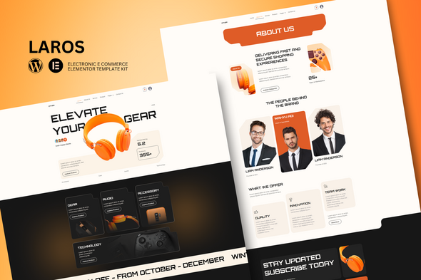 Laros - E-Commerce Electronics Store Elementor Template Kit Laros - E-Commerce Electronics Store Elementor Template Kit