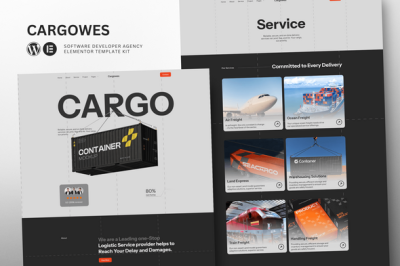 Cargowes - Logistic & Cargo Transportation Elementor Template Kit