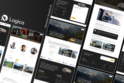 Logica - Automotive Transportation Elementor Template Kit