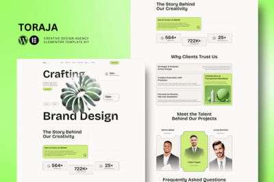 Toraja - Creative Agency Elementor Template Kit