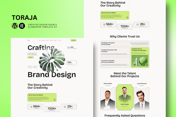 Toraja - Creative Agency Elementor Template Kit Toraja - Creative Agency Elementor Template Kit