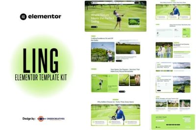 Ling - Golf Club & Course Elementor Template Kit