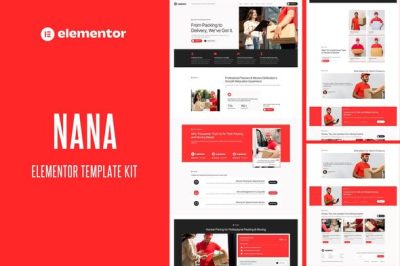 Nana - Packers & Movers Service Elementor Template Kit
