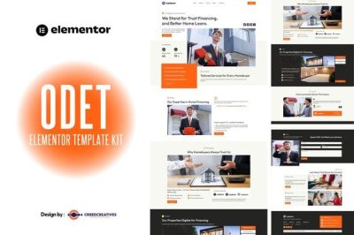 Odet - Home Loan & Mortgage Elementor Template Kit