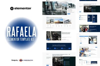 Rafaela - Bus Charter & Rental Company Elementor Template Kit