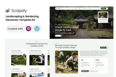 Scapely - Landscaping & Gardening Elementor Template Kit