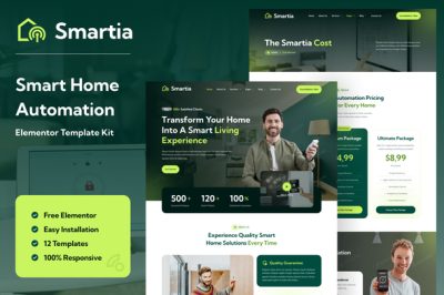 Smartia - Smart Home Automation Elementor Template Kit