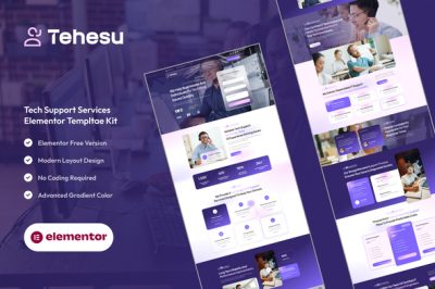 Tehesu - Tech Support Services Elementor Template Kit