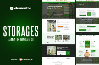 Storages - Storage Service Elementor Template Kit