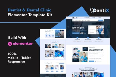 DentiX - Dentist & Dental Clinic Elementor Template Kit