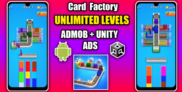 Card Factory Sort Puzzle 3D Unity Game Source Code Card Factory Sort Puzzle 3D Unity Game Source Code