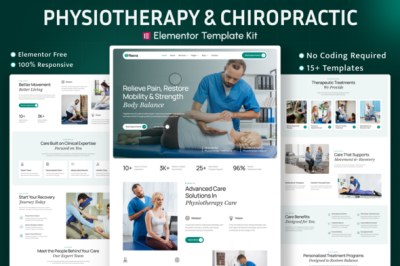 Flexra – Physiotherapy & Chiropractic Elementor Template Kit