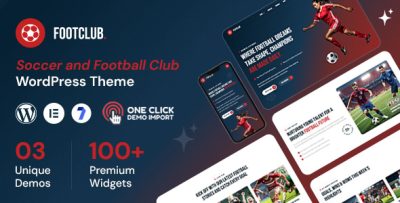 Footclub - Soccer and Football Club WordPress Theme