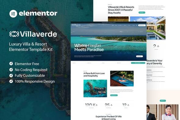 Villaverde - Luxury Villa & Resort Elementor Template Kit Villaverde - Luxury Villa & Resort Elementor Template Kit