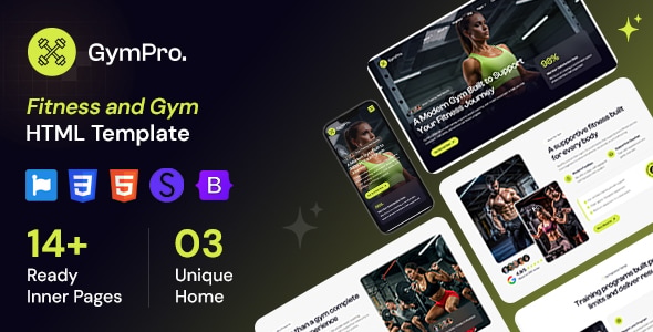 Gympro - Fitness and Gym HTML Template Gympro - Fitness and Gym HTML Template