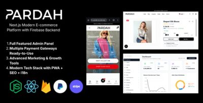 Pardah - Next.js Modern E-commerce Platform with Firebase Backend