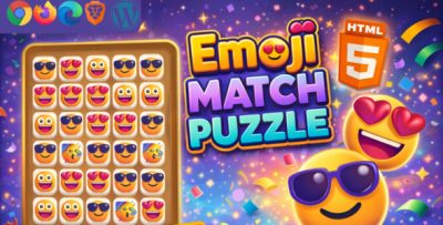 Emoji Match Puzzle - HTML5 Game For Website | Easy to Reskin