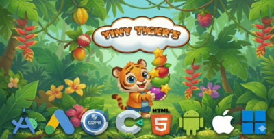 Tiny Tiger (HTML5 Game + Construct 3)
