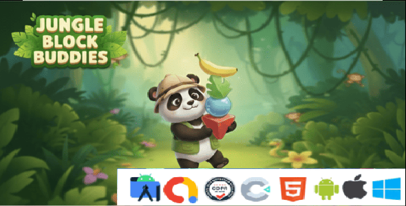 Jungle Block Buddies (HTML5 Game + Construct 3) Jungle Block Buddies (HTML5 Game + Construct 3)