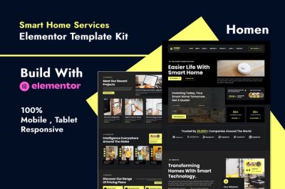 Homen - Smart Home Services Elementor Template Kit