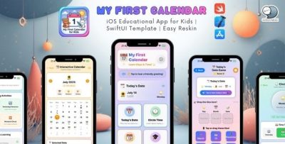 My First Calendar - iOS Educational App for Kids | SwiftUI Template