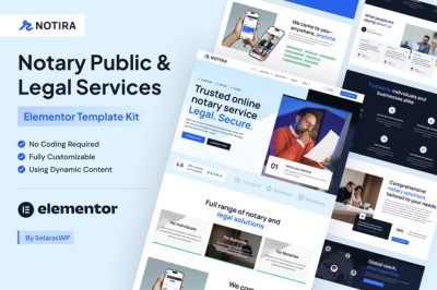 Notira - Notary Public & Legal Services Elementor Pro Template Kit