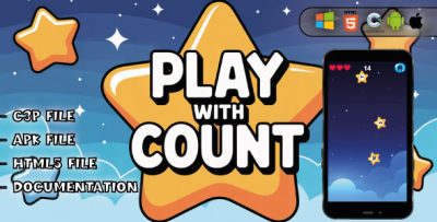 Play with Count – Construct 3 Kids Learning Game - HTML5