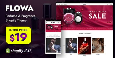 Flowa – Perfume & Fragrance Shopify Theme