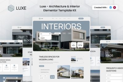 Luxe - Architecture & Interior Elementor Template Kit