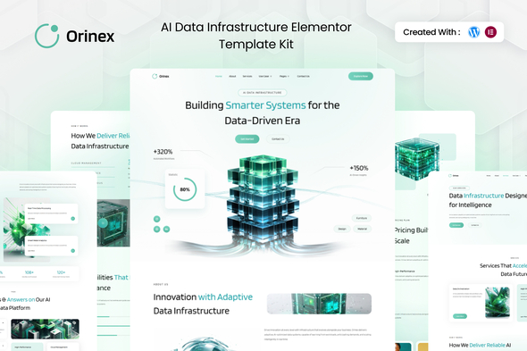 Orinex – AI Data Infrastructure Elementor Template Kit Orinex – AI Data Infrastructure Elementor Template Kit