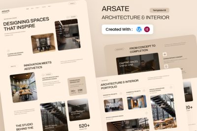 Arsate - Architecture & Interior Elementor Template Kit