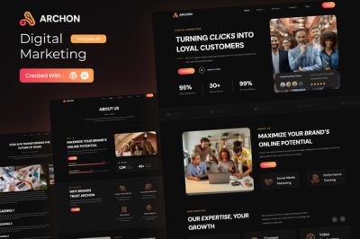 Archon - Digital Marketing Agency Elementor Template Kit