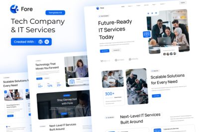 Fore - Tech Company & IT Services Elementor Template Kit