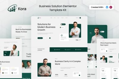 Kora - Business Solution Elementor Template Kit