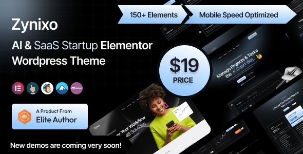 Zynixo - AI & SaaS Elementor WordPress Theme Zynixo - AI & SaaS Elementor WordPress Theme