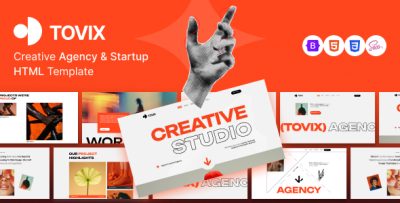 Tovix – Creative Agency HTML Template