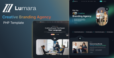 Lumara - Creative Branding Agency PHP Template