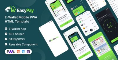 EasyPay | E-Wallet Mobile PWA HTML Template