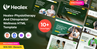 Healex - Physiotherapy & Chiropractor Wellness HTML Template