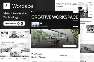 Worpace - Coworking Space Elementor Template Kit