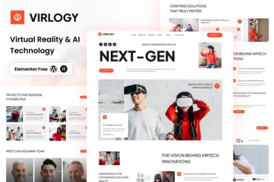 Virlogy - Virtual Reality & AI Technology Template Kit