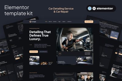 Careglo - Car Detailing Service & Car Repair Elementor Template Kit